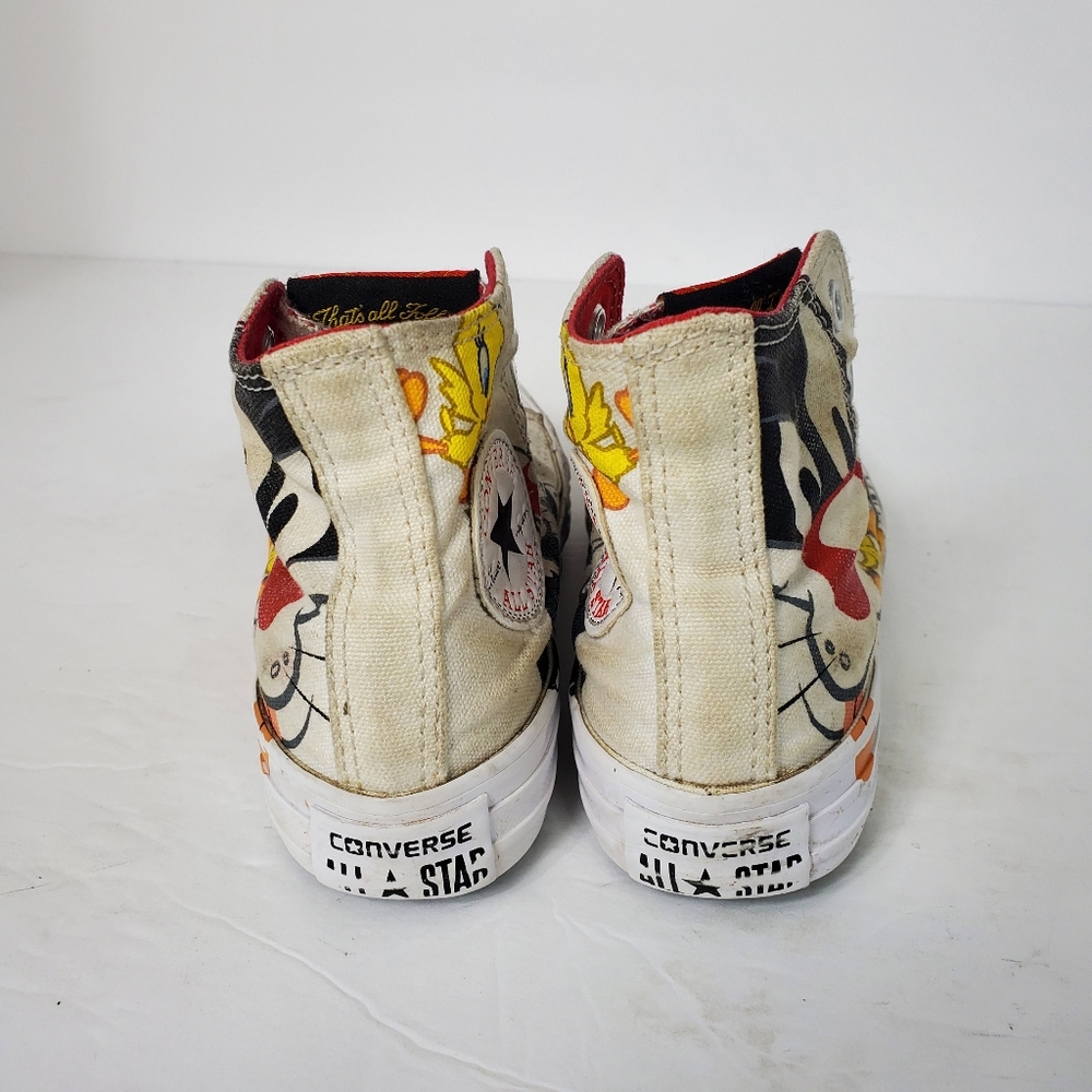 Limited Looney Toons Converse Hi Top Tweety Kid 11 - Picture 5 of 10